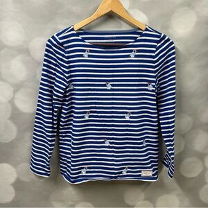 Talbots Authentic French Bulldog striped 3/4-long‎ sleeve size large top